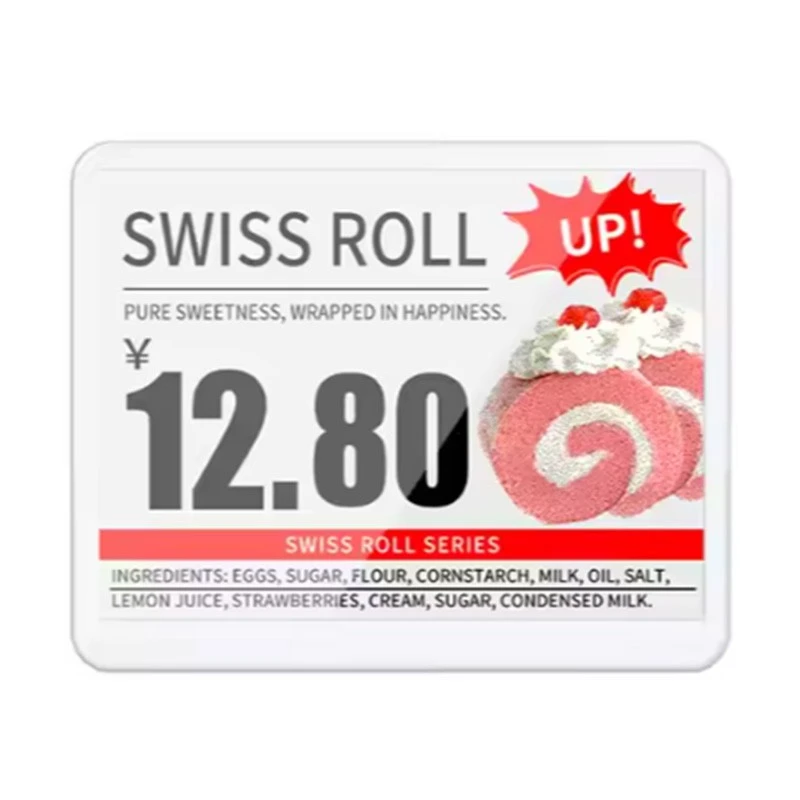 5.8'' E-mürəkkəb Elektron Rəf Etiketləri - NFC və 7 Rəngli LED-i dəstəkləyir