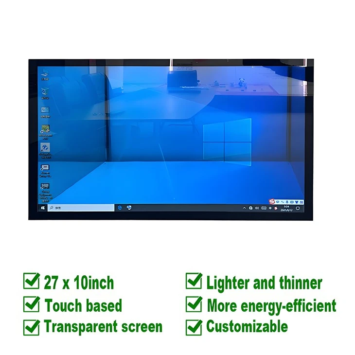 27x10 şəffaf sensor ekran